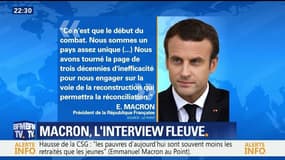 Emmanuel Macron: les coulisses de l'interview