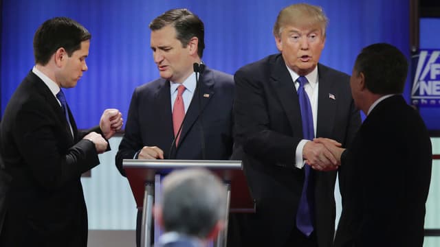 Le sénateur républicain du Texas Ted Cruz et son rival Donald Trump fortune de l'immobilier.