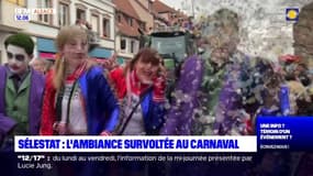 Sélestat: l'ambiance survoltée au carnaval