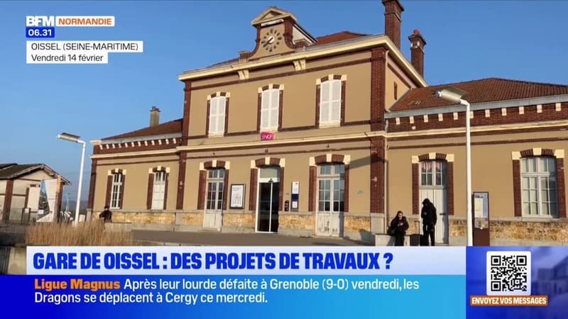 Gare de Oissel: des travaux de rénovation à l'étude, le chantier ne commencera pas avant 2026