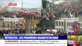 Retraites : les premières manifestations (3) - 05/12