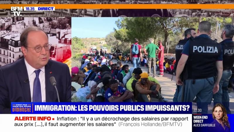 Propos de Jean-Luc Mélenchon sur l'accueil des migrants: 