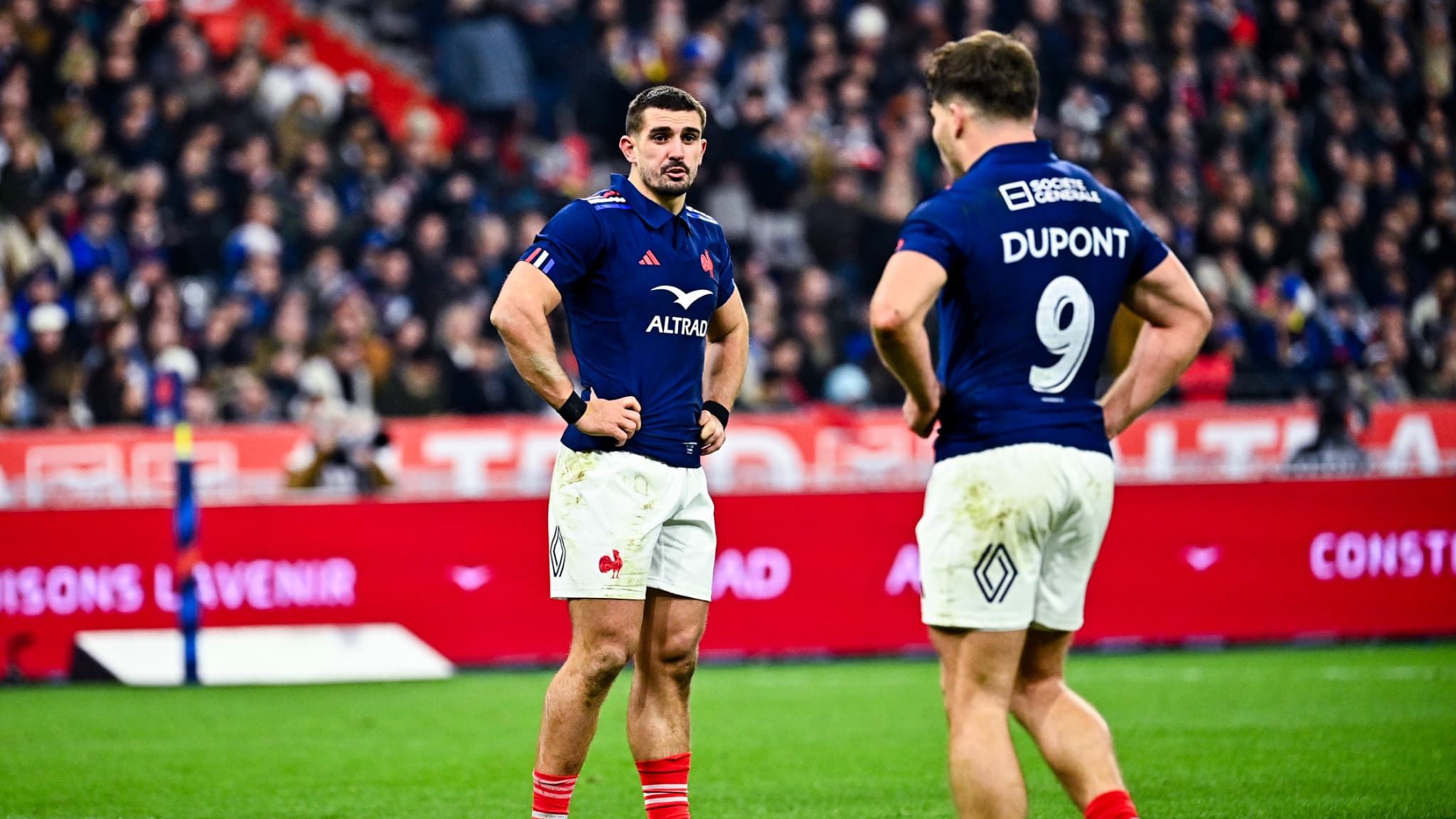 France-Nouvelle-Zélande: le chambrage de Ramos à Dupont après le succès face aux All Blacks 2 Thomas Ramos et Antoine Dupont le 16 novembre 2024 1978033