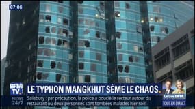 Après Hong-Kong et les Philippines, le typhon Manghkut déferle sur la Chine