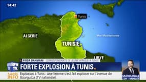 Une forte explosion s'est produite dans le centre de Tunis