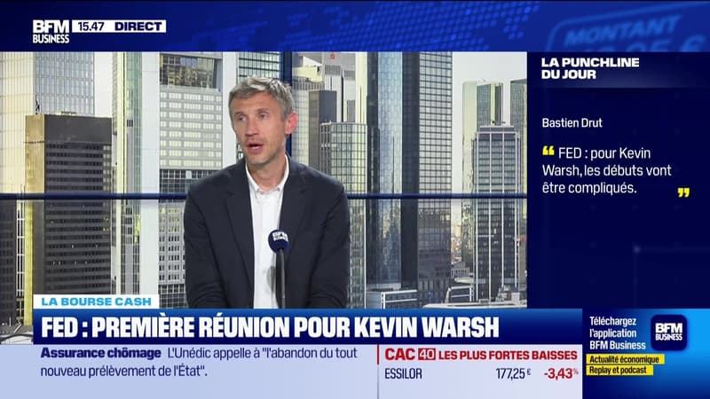 La bourse cash : "FED : pour Kevin Warsh, les débuts vont être compliqués" - 17/06