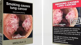Paquets de cigarettes neutre en Australie