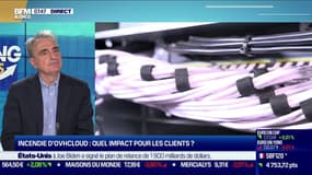Michel Paulin (Directeur Général d’OVH Cloud): "Entre 12.000 et 15.000 entreprises partiellement ou totalement affectées" suite à l'incendie