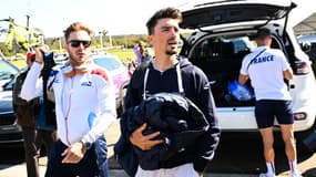 Florian Sénéchal et Julian Alaphilippe en 2022