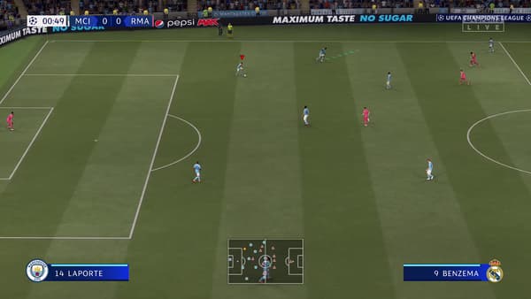 Le système de "courses dirigées" sur FIFA 21