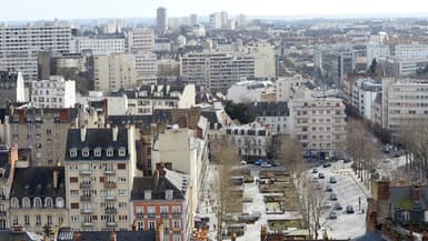 Vue générale de la ville de Rennes en février 2014 (image d'illustration)