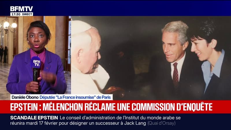 Danièle Obono (LFI) demande que le "parquet se ressaisisse" de l'affaire Epstein