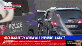 Nicolas Sarkozy est arrivé à la prison de la Santé, dans le 14e arrondissement de Paris.