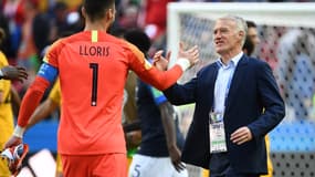 Didier Deschamps et Hugo Lloris 