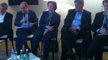 Patrick Bloche, Pierre Lescure, Francine Mariani-Ducray, Pascal Rogard et Rodolphe Belmer à Cannes