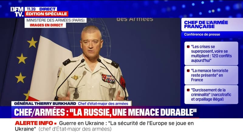 Conflits dans le monde: Aujourd'hui, il y a une forme d'accoutumance à la violence qui augmente, déplore le chef d'état-major des armées