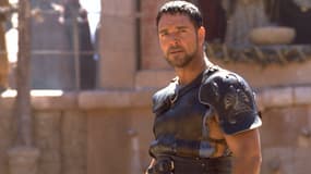 Russel Crowe dans Gladiator de Ridley Scott.