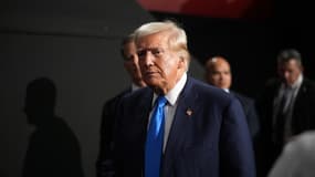 Donald Trump à la convention républicaine de Milwaulee, le 16 juillet 2024.