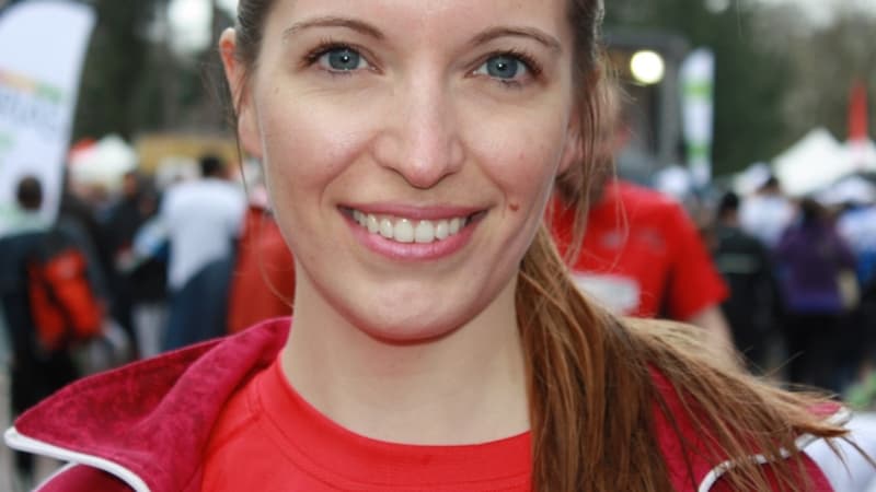 Aurélie Frex peut savourer : elle a bouclé son premier "10 kilomètres".