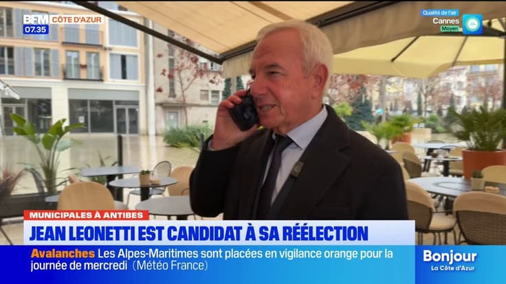 Municipales 2026 à Antibes : le maire sortant Jean Leonetti brigue un sixième mandat 