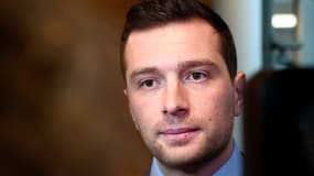 Le président du parti d'extrême droite français Rassemblement national (RN) et député européen Jordan Bardella, le 2 avril 2025.