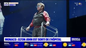 Hospitalisé à Monaco après une chute à Nice, Elton John est sorti de l'hôpital