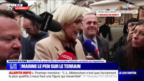 Législatives: en cas de victoire, Marine Le Pen affirme qu'il s'agira "d'un gouvernement d'union nationale"