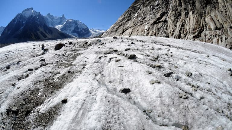 Photo prise près de Chamonix dans le massif du Mont-Blanc en septembre 2012 (image d'illustration)
