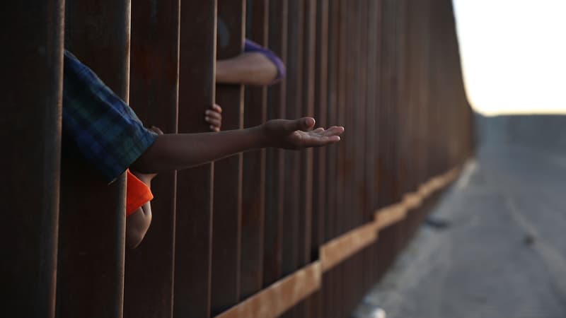 Un camp de migrants à la frontière entre les Etats-Unis et le Mexique, le 24 juin 2018.