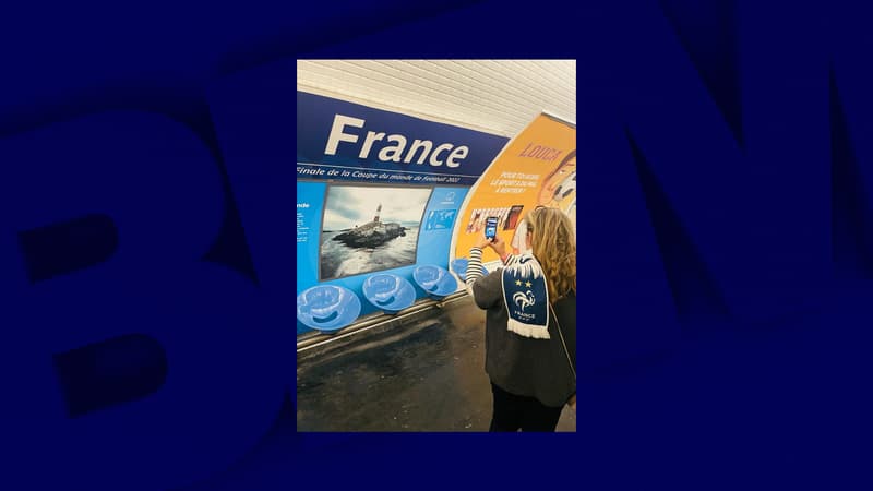La station Argentine, le dimanche 18 décembre 2022 à l'occasion de la finale France-Argentine. 