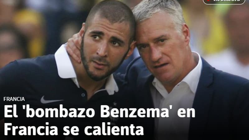 Equipe de France: la presse espagnole jubile sur le "bombazo" Benzema