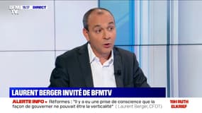 Réforme des retraites: pour Laurent Berger (CFDT), "il faut maintenir l'âge légal de 62 ans"