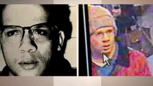 Abdelhakim Dekhar, à gauche sur une photo d'archives, à droite sur une vidéosurveillance de la RATP.