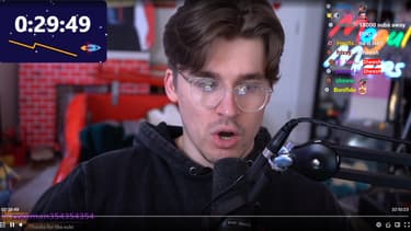 Capture d'écran de la chaîne Twitch de Ludwig Ahgren