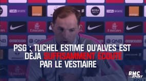 PSG : Tuchel estime qu'Alves est déjà suffisamment écouté par le vestiaire