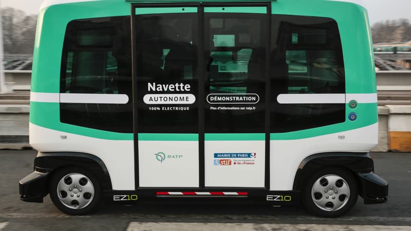 Des navettes autonomes vont être mises en place sur le parvis de La Défense.