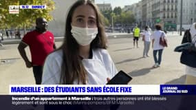 Marseille: les élèves infirmiers manifestent après la fermeture du bâtiment de la Croix-Rouge