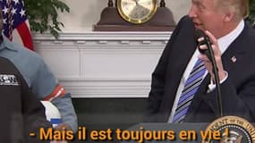 "Votre père vous regarde de là-haut", la bourde de Donald Trump à un employé de la sidérurgie