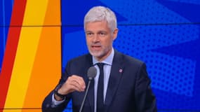 Laurent Wauquiez le président de la région Auvergne-Rhône-Alpes sur le plateau des Grandes Gueules le 30 avril 2025