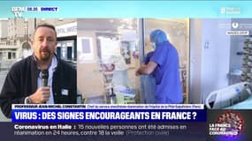 Jean-Michel Constantin (chef du service de réanimation à la Pitié-Salpêtrière): "On a de nouveau un peu d'avance sur l'épidémie"