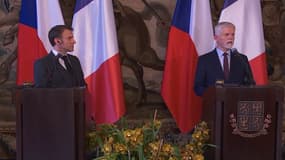 Suivez la conférence de presse d'Emmanuel Macron avec le président tchèque, Petr Pavel 