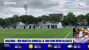 Racing: 1er match amical à 18h sur BFM Alsace
