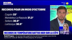 Alpes-Maritimes: des records de température battus mardi