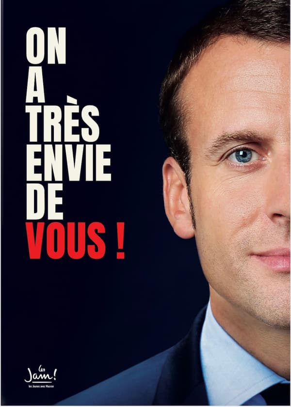 La nouvelle affiche des "Jeunes avec Macron"