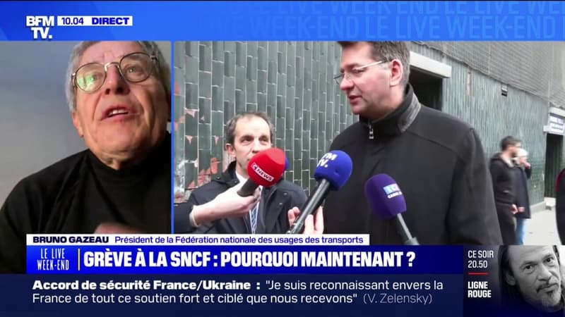 Grève SNCF: Bruno Gazeau, président de la Fédération nationale des usages des transports, pointe une 