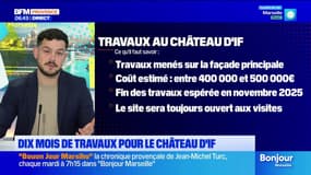 Marseille: des travaux d'envergure pour restaurer la façade du château d'If