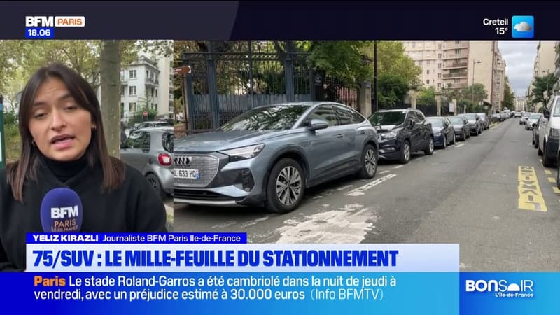 Paris: l'augmentation du tarif de stationnement pour certains SUV démarre ce mardi (1/1)