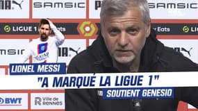 "Messi a marqué la Ligue 1" affirme Genesio qui regrette les sifflets