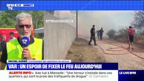 Incendie dans le Var: une journée "pivot" selon le commandant des opérations de secours Michel Audier