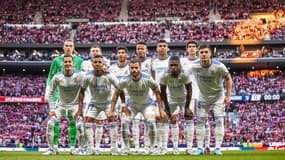 Le Real Madrid lors du derby face à l'Atlético, le 8 mai 2022.